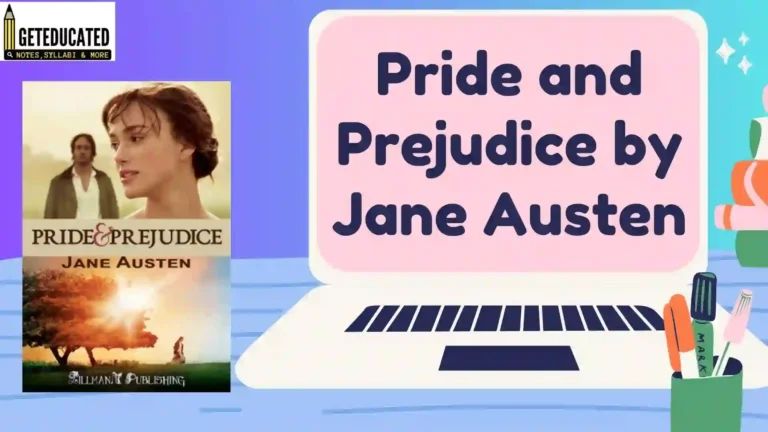 Pride and Prejudice Important Essay Questions and Answers