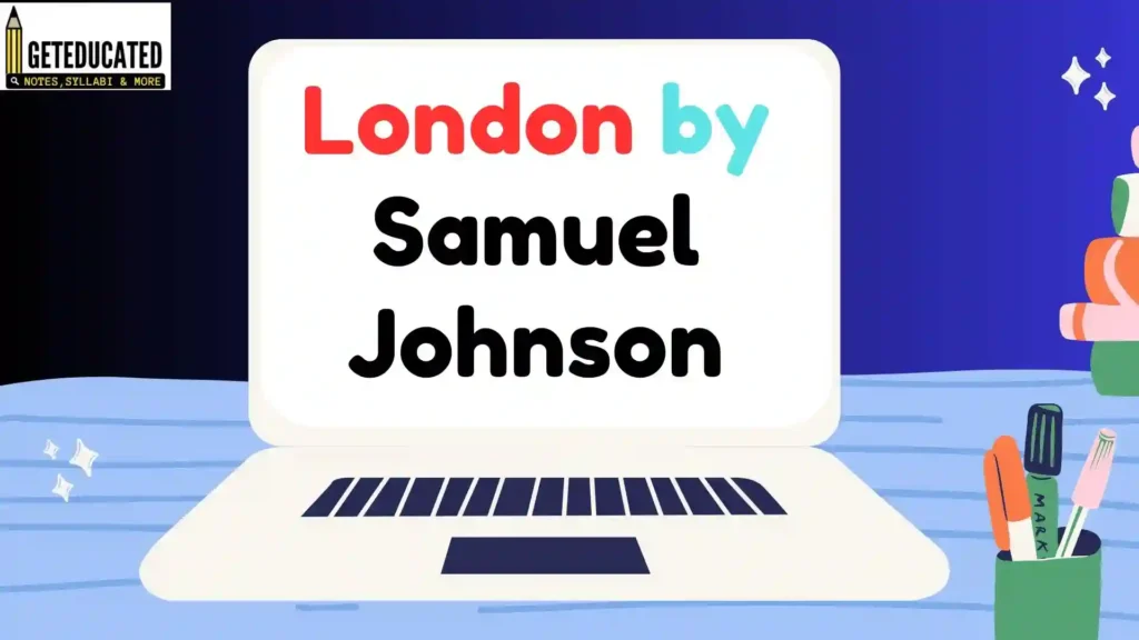 Significance of the Title London by Samuel Johnson