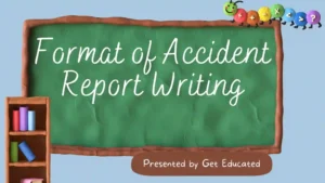 Format of Accident Report Writing