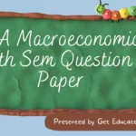 BBA 4th Semester Macroeconomics Question Paper 2023