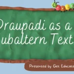 Draupadi as a Subaltern Text PDF