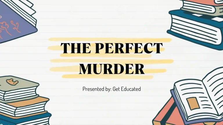 The Perfect Murder Long Questions & Answers
